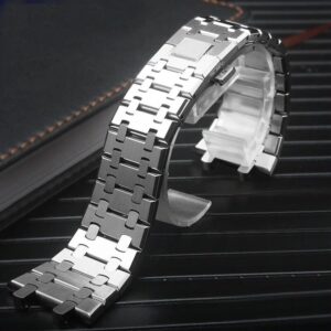 26mm Stainless Steel Strap Bracelet Fit for AP Audemars Piguet Royal Oak Watch