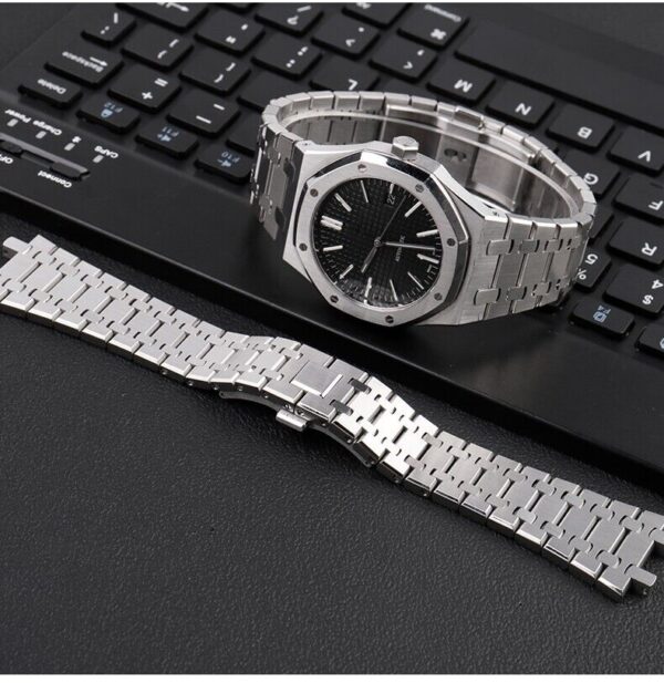 26mm Stainless Steel Strap Bracelet Fit for AP Audemars Piguet Royal Oak Watch