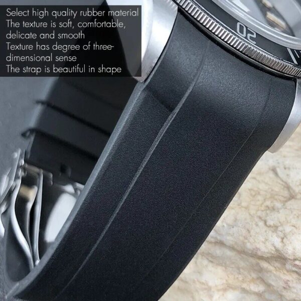 20/22mm Rubber Watch Band Strap fit for Tudor Black Bay/GMT/Pelagos Watch