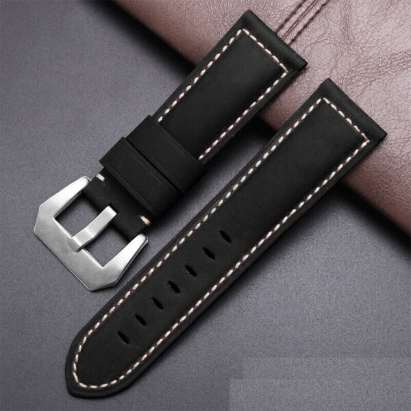 Panerai Replacement Strap Genuine leather Watch Band with Buckle 20 22 24 26mm