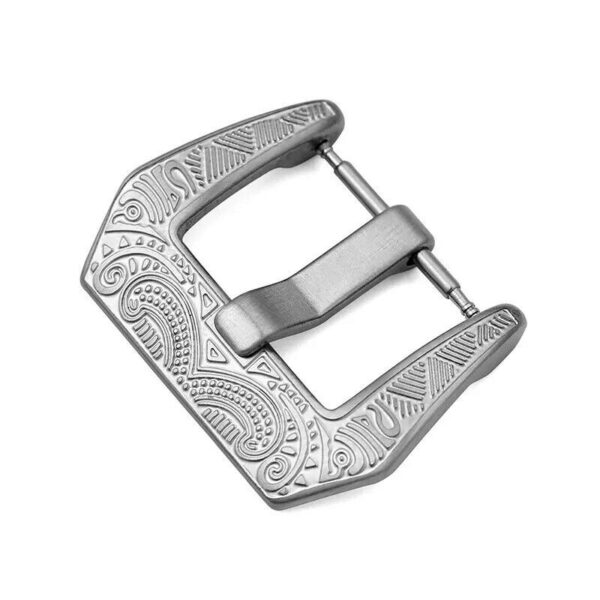 18-24mm. Engraved Brushed Buckle Clasp for Panerai Watch Strap Band