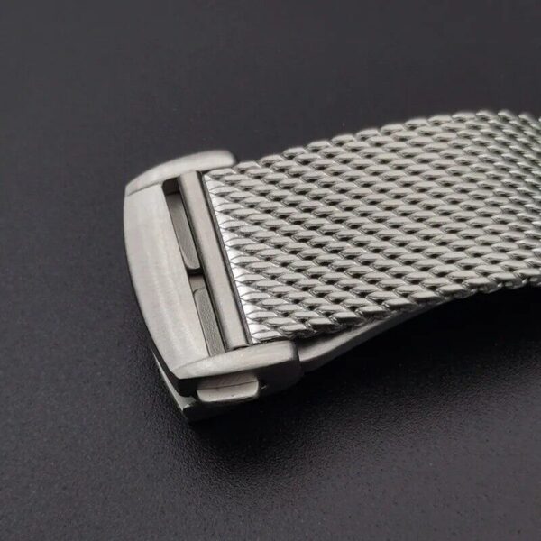 Stainless Steel Milanese Mesh Bracelet Strap for Omega Bond 007 Seamaster Watch