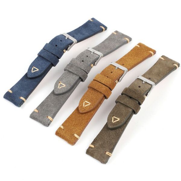 Leather Watch Strap for Omega x Swatch Speedmaster Moonswatch Watch Band 20 22mm