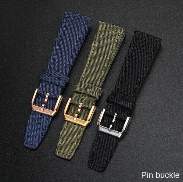 20/21/22mm Canvas Strap Band Fit for IWC Pilot/Portugieser/Top Gun Watch - Image 7