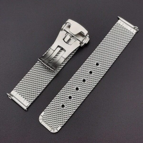 Stainless Steel Milanese Mesh Bracelet Strap for Omega Bond 007 Seamaster Watch