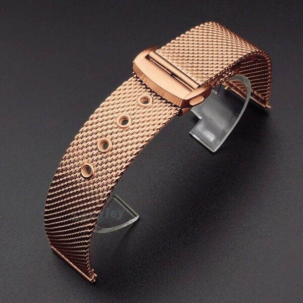 Stainless Steel Milanese Mesh Bracelet Strap for Omega Bond 007 Seamaster Watch