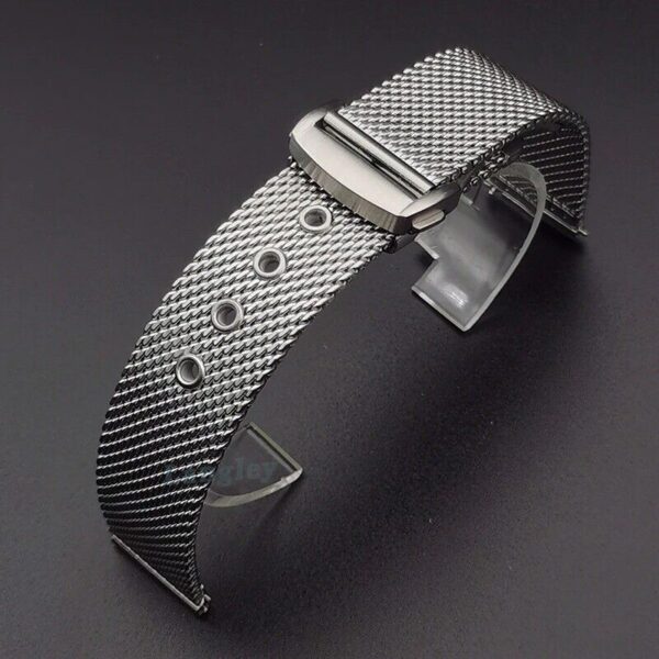 Stainless Steel Milanese Mesh Bracelet Strap for Omega Bond 007 Seamaster Watch