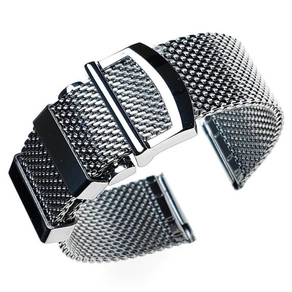 Stainless Steel Milanese Mesh Bracelet Strap for Omega 007/Seamaster 300M Watch