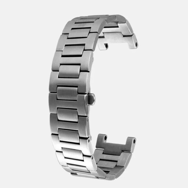 Stainless Steel Strap Bracelet fit for Cartier Pasha Series Watch Folding Buckle