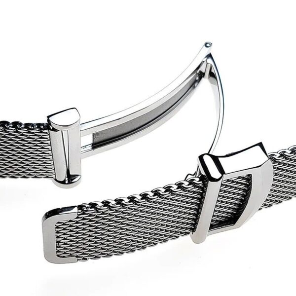 Stainless Steel Milanese Mesh Bracelet Strap for Omega 007/Seamaster 300M Watch