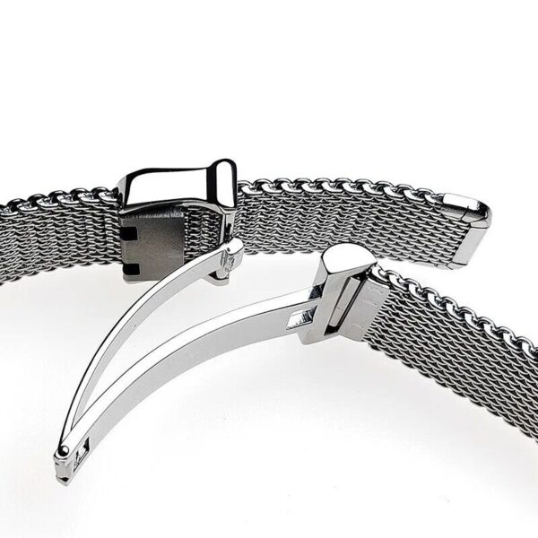 Stainless Steel Milanese Mesh Bracelet Strap for Omega 007/Seamaster 300M Watch