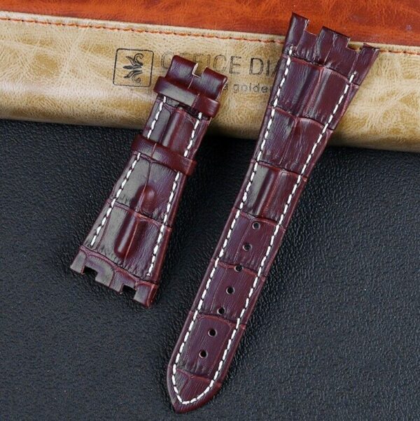 28mm Genuine Leather Strap for AP Audemars Piguet Royal Oak Offshore Watch