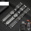 Ceramic & Stainless Steel Strap for Armani AR1451 AR1452 AR1400 AR1410 Watch - Image 12