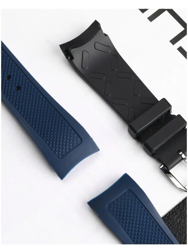 22mm Silicone Rubber Strap Band Fit for IWC Portuguese/Portugieser Watch