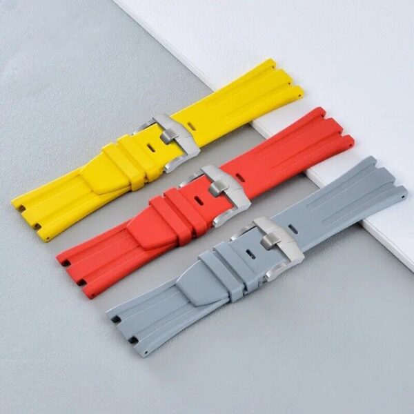 28mm Rubber Strap Band Fit for AP Audemars Piguet Royal Oak 15710 26470 Watch