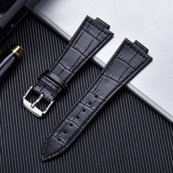 26x12mm Genuine Cowhide Leather Watch Band Strap for Tissot PRX T137.407/410