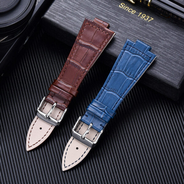 26x12mm Genuine Cowhide Leather Watch Band Strap for Tissot PRX T137.407/410