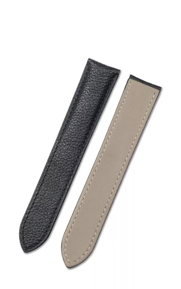 16-25mm Genuine Litchi Grain Leather Strap for Cartier Tank/Santos Watch