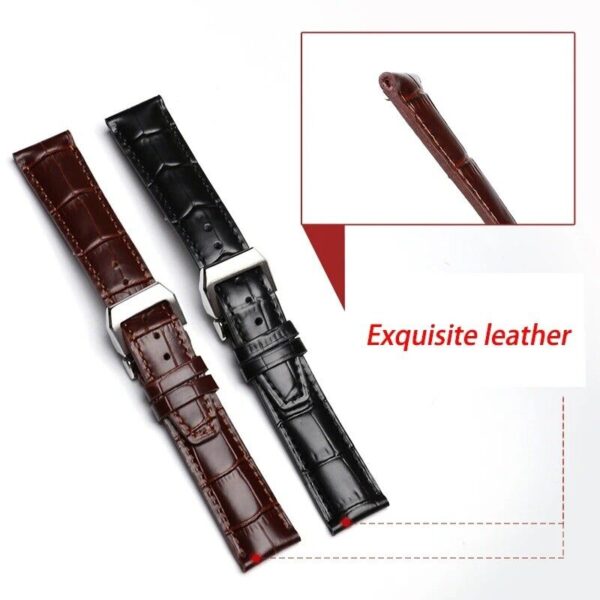 Genuine Leather Strap Band Fit for IWC Pilot/Portugieser/Portofino Watch