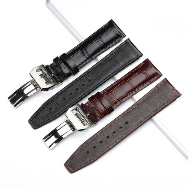 Genuine Leather Strap Band Fit for IWC Pilot/Portugieser/Portofino Watch