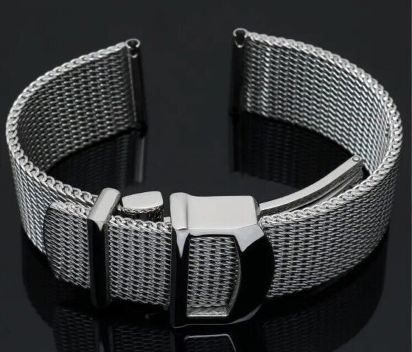 Stainless Steel Milanese Mesh Strap fit IWC Pilot/Portofino/Portugieser Watch