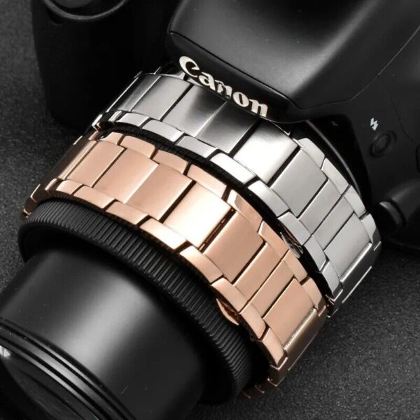 22mm Stainless Steel Watch Bracelet Strap for Armani AR2452 AR2453 AR2448