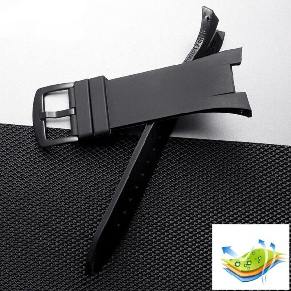 31x14mm Rubber Strap for Armani AX1803 AX1802 AX1050 Watch Silicone Band