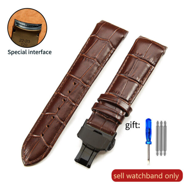 22/23/24mm Genuine Leather Watch Band Strap for Tissot COUTURIER T035 Series