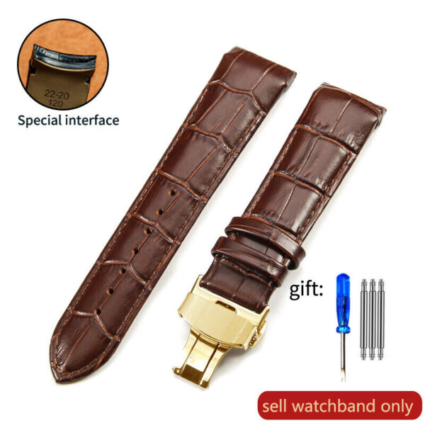 22/23/24mm Genuine Leather Watch Band Strap for Tissot COUTURIER T035 Series