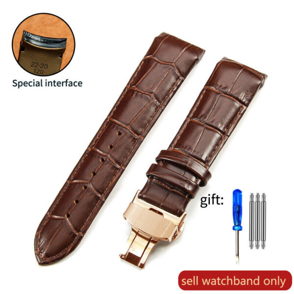 22/23/24mm Genuine Leather Watch Band Strap for Tissot COUTURIER T035 Series