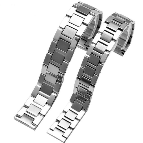 16-23mm Stainless Steel Bracelet Strap for Cartier Tank Solo Watch