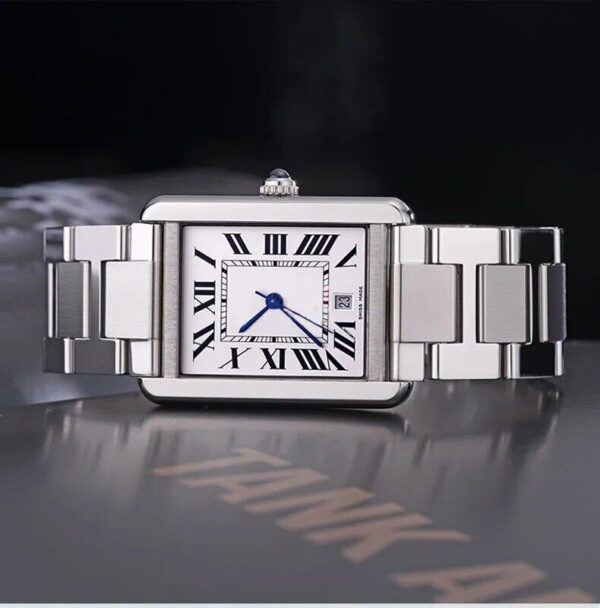 16-23mm Stainless Steel Bracelet Strap for Cartier Tank Solo Watch