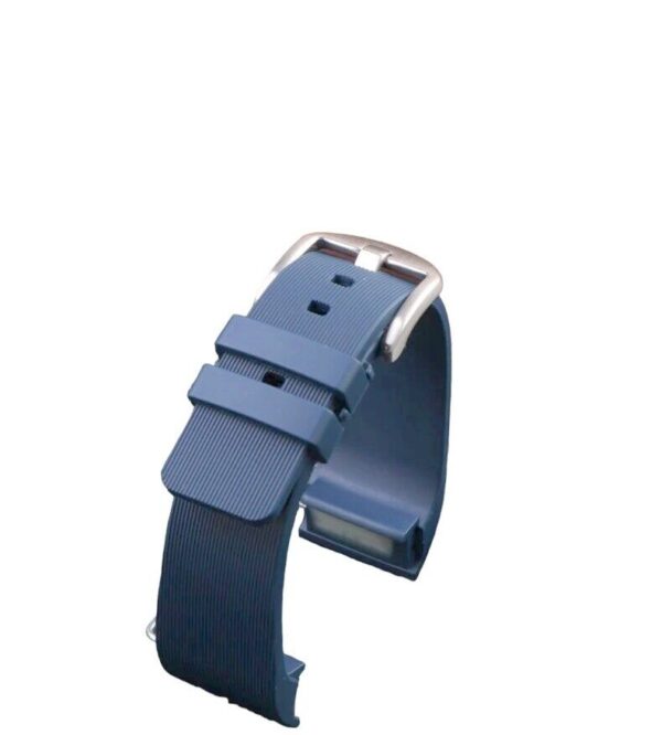 20/23mm Silicone Rubber Strap for Cartier Santos 100 Watch Buckle Clasp