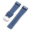 20/23mm Silicone Rubber Strap for Cartier Santos 100 Watch Buckle Clasp - Image 5
