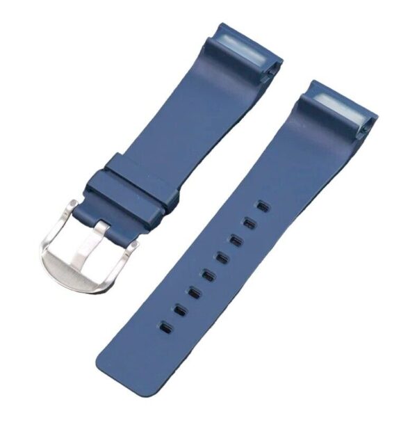 20/23mm Silicone Rubber Strap for Cartier Santos 100 Watch Buckle Clasp