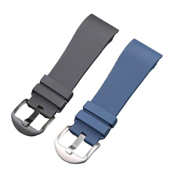 20/23mm Silicone Rubber Strap for Cartier Santos 100 Watch Buckle Clasp