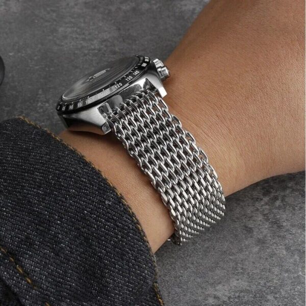 Stainless Steel Milanese Loop Mesh Strap for Omega Tudor Longines Bracelet Watch