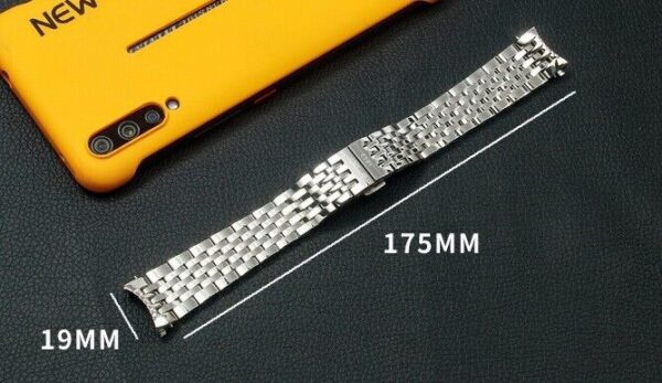 19mm Stainless Steel Watch Bracelet Strap for Tissot 1853 Le Locle T41/T006