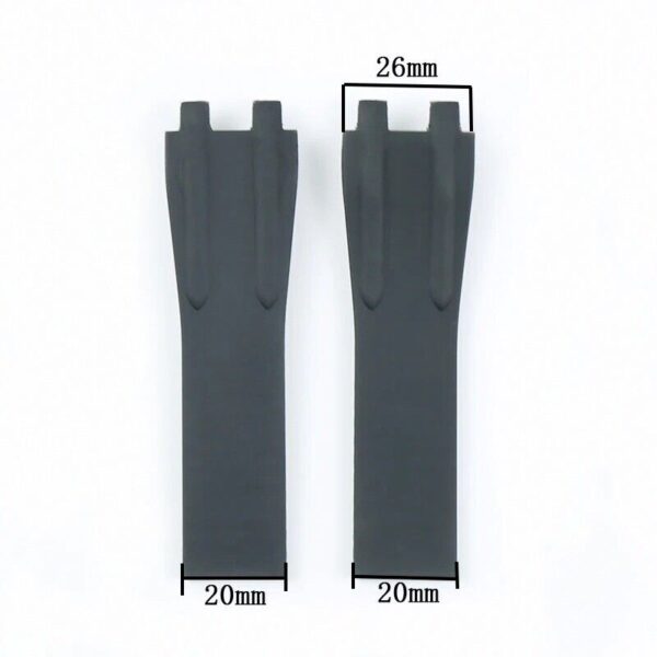 26mm Silicone Rubber Band Strap fit for Ulysse Nardin Marine El Toro Diver Watch