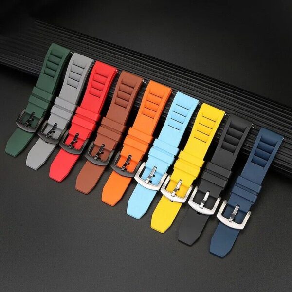 22mm Rubber Fluororubber Strap for Blancpain X Swatch/Fifty Fathoms Watch