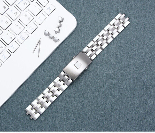 Stainless Steel Watch Bracelet Strap Compatible for Tissot T17 T461 T014 PRC200