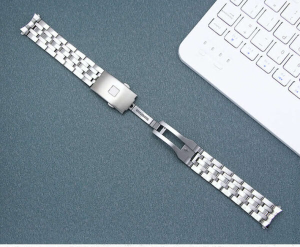 Stainless Steel Watch Bracelet Strap Compatible for Tissot T17 T461 T014 PRC200