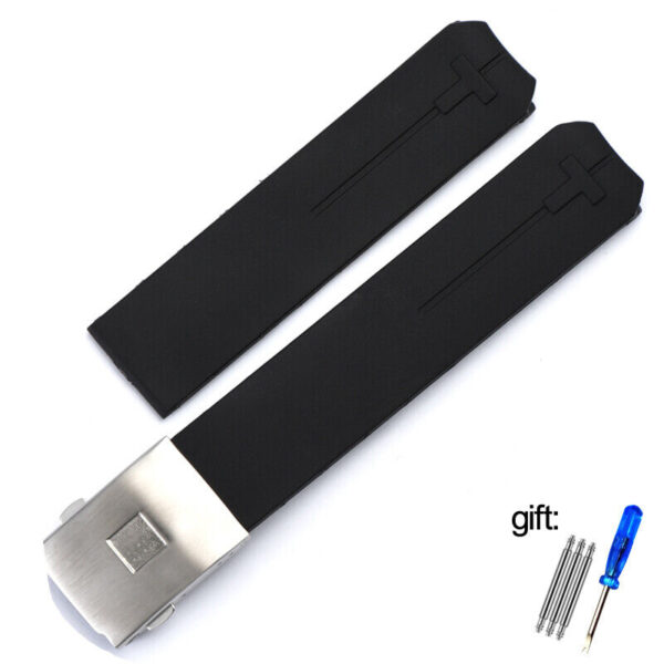 Silicone Rubber Watch Band Strap for Tissot T-TOUCH T013/T047/T048/T033/T04/T091