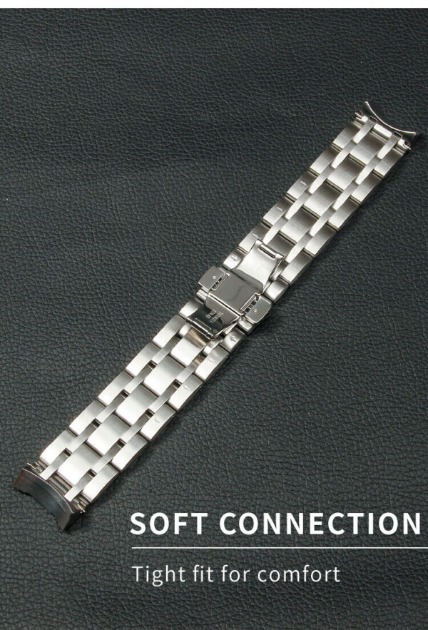 Stainless Steel Watch Bracelet Strap Compatible for Tissot 1853 Couturier/T035