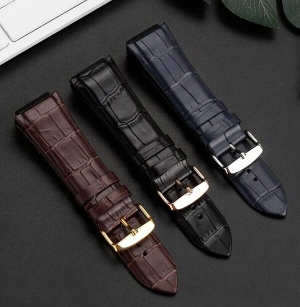 22mm Genuine Leather Watch Band Strap for GUESS W0247G3 W0040G3 W0040G7 Series