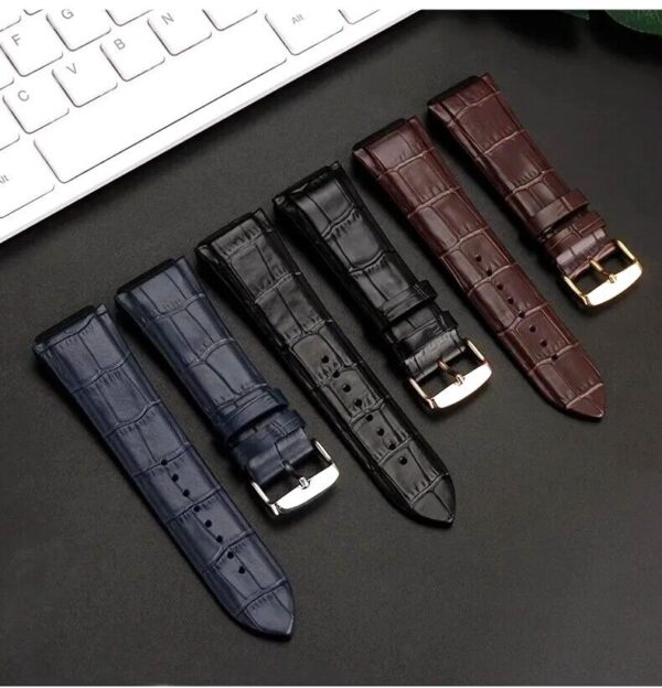 22mm Genuine Leather Watch Band Strap for GUESS W0247G3 W0040G3 W0040G7 Series