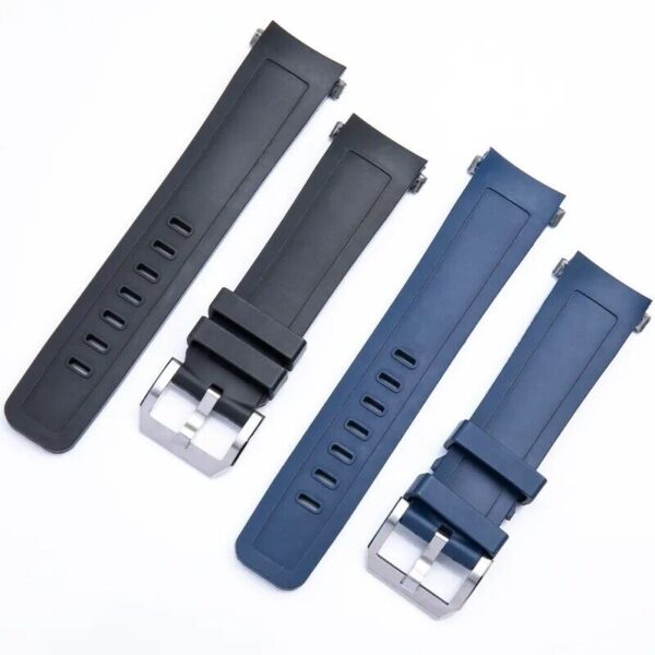 22mm Silicone Rubber Strap Band Fit for IWC Aquatimer Watch Quick-Release System