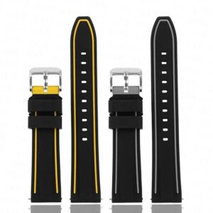 22mm Silicone Rubber Strap for Blancpain X Swatch/Fifty Fathoms Watch