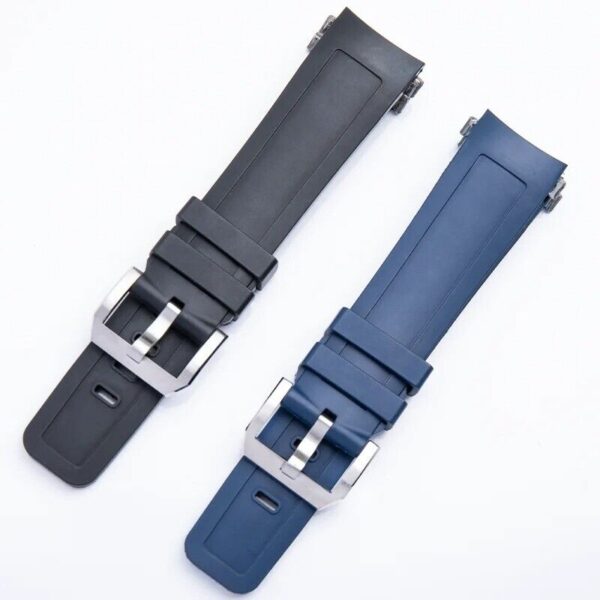 22mm Silicone Rubber Strap Band Fit for IWC Aquatimer Watch Quick-Release System