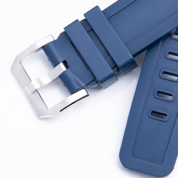 22mm Silicone Rubber Strap Band Fit for IWC Aquatimer Watch Quick-Release System